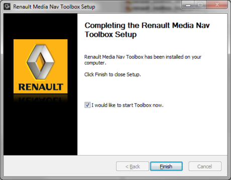 Renault Media Nav Toolbox installation